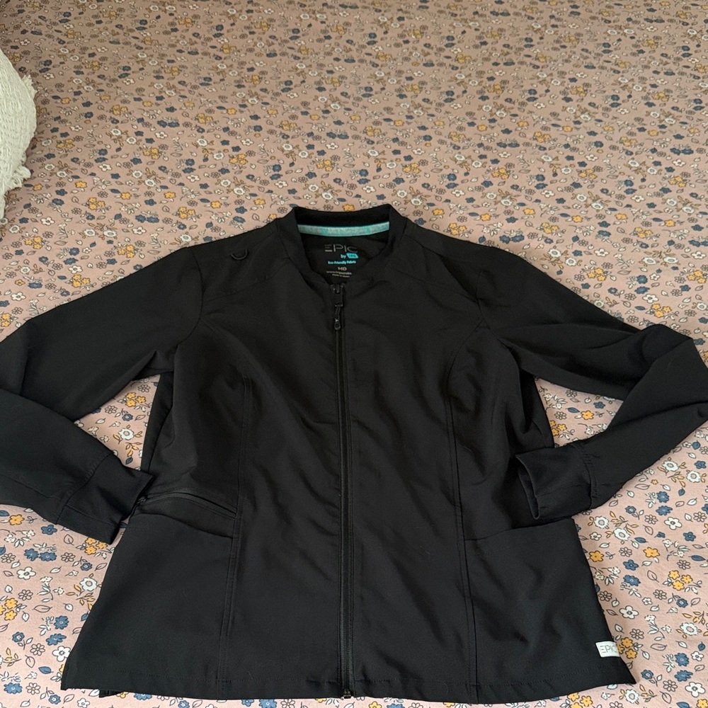Black epic irg Women's scrub Jacket